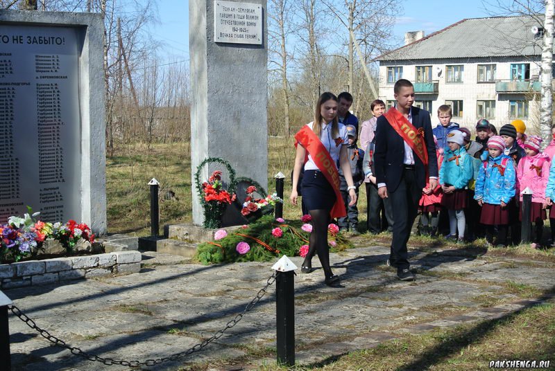 Автопробег Совета молодежи г. Вельска посвященный Дню Победы. 6 мая 2015 года. 