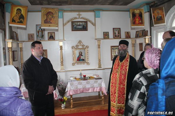 Освящение восстановленной часовни в Раменье, св. Великомученика Георгия Победоносца