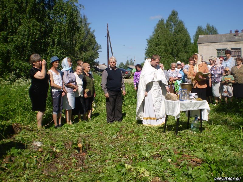 Чин освящения  места под строительство церкви 5.06.2012