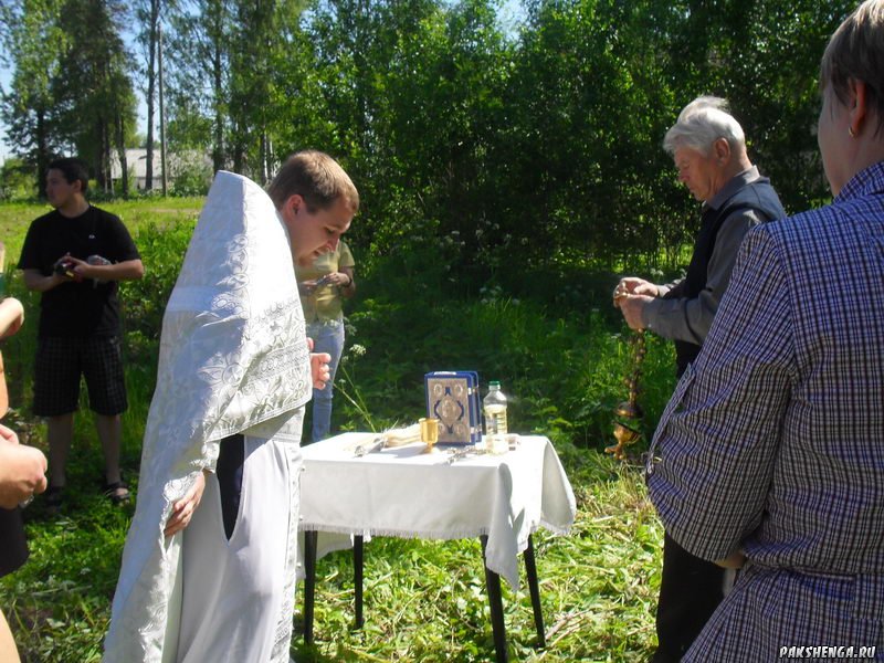 Чин освящения  места под строительство церкви 5.06.2012